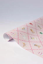 Load image into Gallery viewer, Gift Bow &amp; Co Wrapping Paper - Pink Pup Parade
