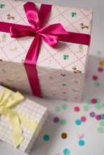 Load image into Gallery viewer, Gift Bow &amp; Co Wrapping Paper - Pink Pup Parade
