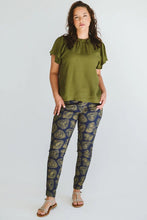 Load image into Gallery viewer, Trinity Renata Skinny Trouser - Radial Blue &amp; Yellow
