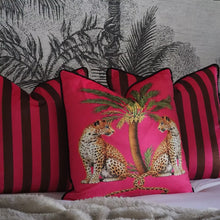 Load image into Gallery viewer, Hayward &amp; Haines Velvet Cushion Cover 55x55cm  - Pink Leopard Glow
