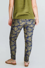 Load image into Gallery viewer, Trinity Renata Skinny Trouser - Radial Blue &amp; Yellow
