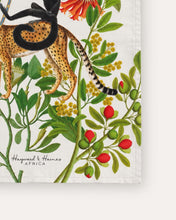 Load image into Gallery viewer, Hayward &amp; Haines Cotton Tea Towel - Cheetah  Chariot White
