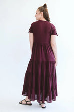 Load image into Gallery viewer, Trinity Shea Maxi Dress - Black cherry
