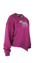 Load image into Gallery viewer, Rush Sway Sweatshirt  - Berry Multi  Leopard
