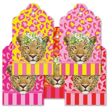 Load image into Gallery viewer, Macaroon Gift Tag Set of 10 - Lumo Leopard Collection Ruby

