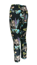Load image into Gallery viewer, Rush F/L Tights - Cobalt Leopard Black
