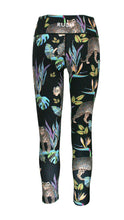 Load image into Gallery viewer, Rush F/L Tights - Cobalt Leopard Black
