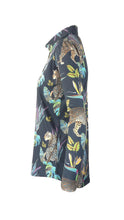 Load image into Gallery viewer, Rush Resort Luxe Shirt - Cobalt Leopard
