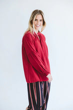 Load image into Gallery viewer, Trinity Denny Reversible  Shirt - Garnet
