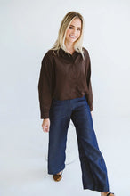Load image into Gallery viewer, Trinity Page Shirt - Chocolate
