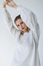 Load image into Gallery viewer, Trinity Denny Reversible  Shirt - Milk
