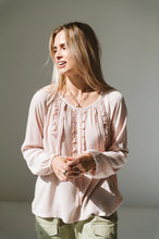 Load image into Gallery viewer, Trinity Ruffle Shirt -  Pink
