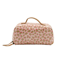 Load image into Gallery viewer, IY Large Cosmetic Bag - Leopard Pink
