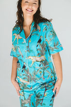 Load image into Gallery viewer, Trinity Everyday PJ Set - Turquoise Leopard
