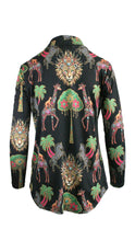 Load image into Gallery viewer, Rush Resort Luxe Shirt - Zambezi Gold Black
