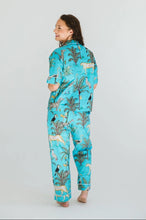 Load image into Gallery viewer, Trinity Everyday PJ Set - Turquoise Leopard
