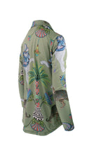 Load image into Gallery viewer, Rush Luxe Shirt - Lunch with Leopards Sage

