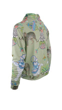 Load image into Gallery viewer, Rush Mesh Pullover - Lunch with Leopards Sage
