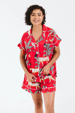 Load image into Gallery viewer, Trinity Short Pyjamas - Red Leopard
