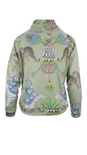 Load image into Gallery viewer, Rush Mesh Pullover - Lunch with Leopards Sage
