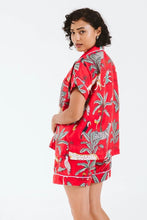 Load image into Gallery viewer, Trinity Short Pyjamas - Red Leopard
