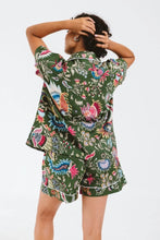Load image into Gallery viewer, Trinity Short Pyjamas - Olive Floral
