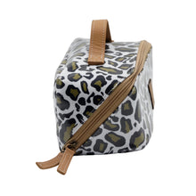 Load image into Gallery viewer, IY Large Cosmetic Bag - Leopard Khaki
