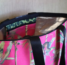 Load image into Gallery viewer, H &amp; H RPET  Two-Tone Pink Beach bag
