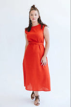 Load image into Gallery viewer, Trinity Lila Reversible Wrap Dress - Orange
