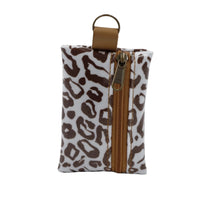 Load image into Gallery viewer, IY Keyring Pouch - African Footprint Brown
