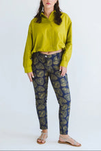 Load image into Gallery viewer, Trinity Renata Skinny Trouser - Radial Blue &amp; Yellow
