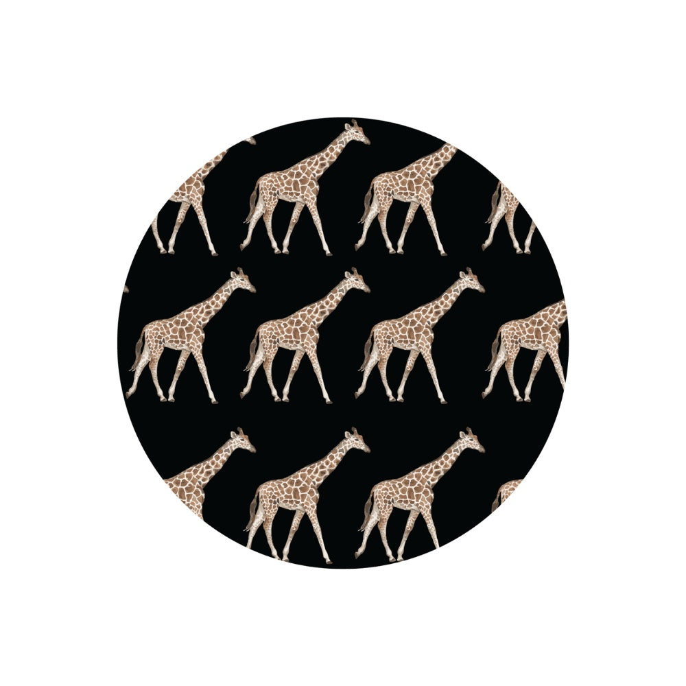 JW Designs License Disc - Giraffe Black