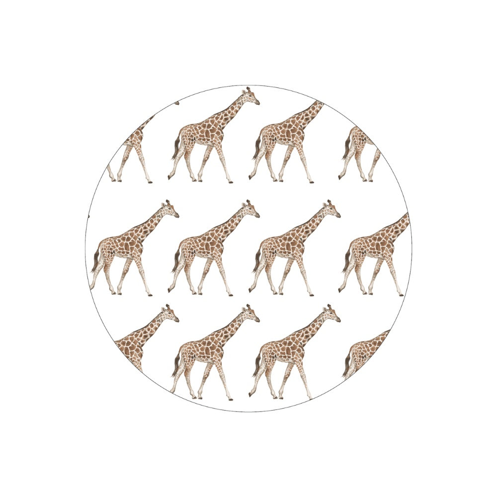 JW Design License Disc - Giraffe White