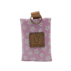 IY Keyring Pouch - Daisy Pink