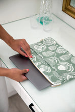 Load image into Gallery viewer, A Love Supreme 13” Laptop Sleeve - Bloom Red on Cream
