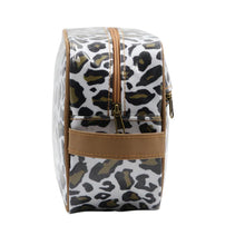 Load image into Gallery viewer, IY Large Toiletry Bag - Leopard Khaki
