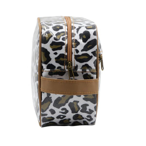 IY Large Toiletry Bag - Leopard Khaki