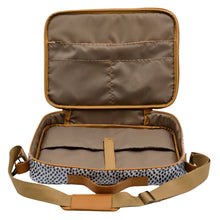 Load image into Gallery viewer, IY Laptop Bag - Spotted Gold on White
