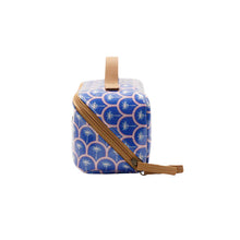 Load image into Gallery viewer, IY Large Cosmetic Bag - Palm Blue
