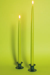 Miss Long Tapered Candles - Lime Green
