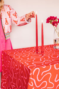 Miss Long Tapered Candles - Lobster