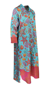 Rush  Luxe Shirt Dress - Shellshocked Glam