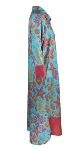 Rush  Luxe Shirt Dress - Shellshocked Glam