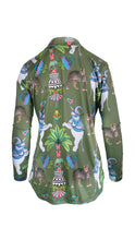 Load image into Gallery viewer, Rush Resort Luxe Shirt - Lunch with Leopards Olive
