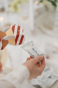 Ma Mere Red & Cream Festive Cracker - Chocolate Coated Almond Nougat