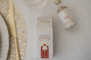 Ma Mere Mini Festive House Red & Gold - Mini Peach Cordial