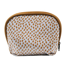 Load image into Gallery viewer, IY Make-up Pouch - Spotted Gold on White
