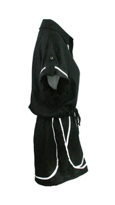 Rush Monaco Trim Jumpsuit - Black