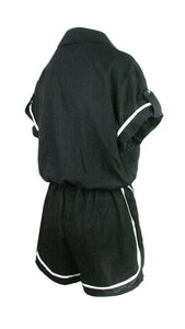 Rush Monaco Trim Jumpsuit - Black
