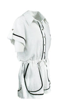 Load image into Gallery viewer, Rush Monaco Trim Jumpsuit - White
